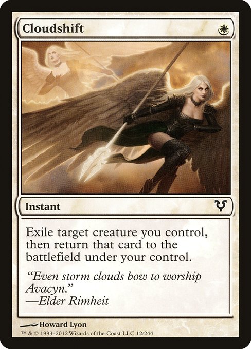 Avacyn Restored - 12 - Cloudshift - Common - W - Non-foil (Front)