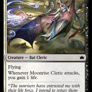 Bloomburrow - 226 - Moonrise Cleric - Common - WB - Foil (Front)