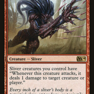 Magic 2014 - 158 - Thorncaster Sliver - Rare - R - Non-foil (Front)