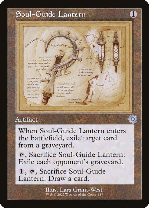 The Brothers' War Retro Artifacts - 117 - Soul-Guide Lantern - Uncommon - C - Non-foil (Front)