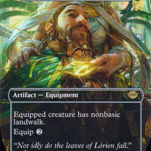 The Lord of the Rings: Tales of Middle-earth - 398 - Trailblazer's Boots - Rare - C - Foil - Promo (Front)