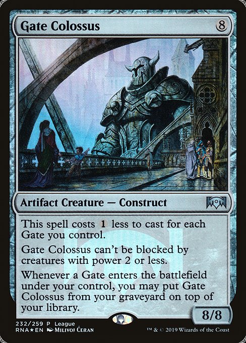 Ravnica Allegiance Promos - 232 - Gate Colossus - Uncommon - C - Foil - Promo (Front)