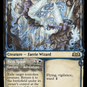 Wilds of Eldraine - 296 - Twining Twins // Swift Spiral - Rare - U - Non-foil (Front)