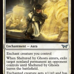 Duskmourn: House of Horror - 30 - Sheltered by Ghosts - Uncommon - W - Non-foil (Front)