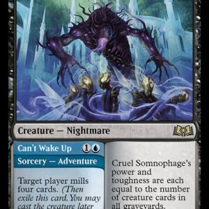 Wilds of Eldraine - 222 - Cruel Somnophage // Can't Wake Up - Rare - B - Non-foil (Front)