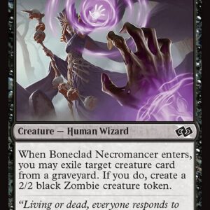 Foundations Jumpstart - 411 - Boneclad Necromancer - Common - B - Non-foil (Front)