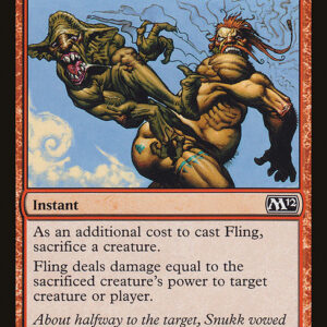 Magic 2012 - 134 - Fling - Common - R - Non-foil (Front)