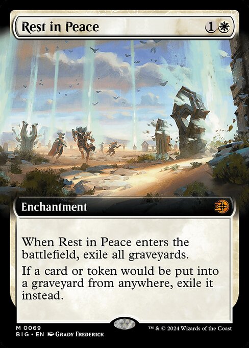 The Big Score - 69 - Rest in Peace - Mythic - W - Foil (Front)