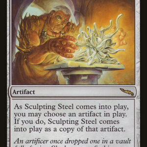 Mirrodin - 238 - Sculpting Steel - Rare - C - Non-foil (Front)
