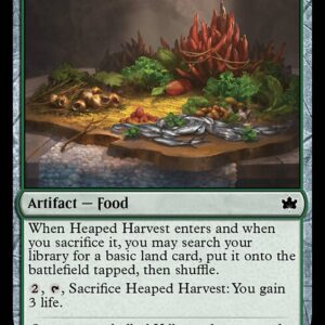 Bloomburrow - 175 - Heaped Harvest - Common - G - Foil (Front)