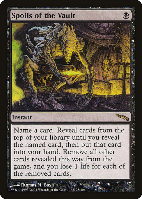 Mirrodin - 78 - Spoils of the Vault - Rare - B - Non-foil (Front)
