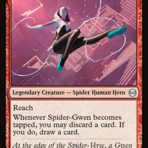 Marvel's Spider-Man - 90 - Spider-Gwen, Free Spirit - Common - R - Non-foil (Front)