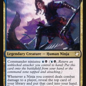 Commander 2018 - 52 - Yuriko, the Tiger's Shadow - Rare - UB - Non-foil (Front)
