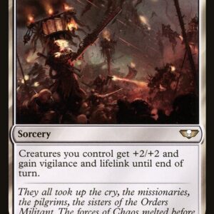 Warhammer 40,000 Commander - 12 - For the Emperor! - Rare - W - Non-foil (Front)