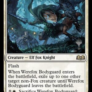 Wilds of Eldraine Promos - 39p - Werefox Bodyguard - Rare - W - Non-foil - Promo (Front)