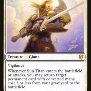 Commander 2019 - 76 - Sun Titan - Mythic - W - Non-foil (Front)