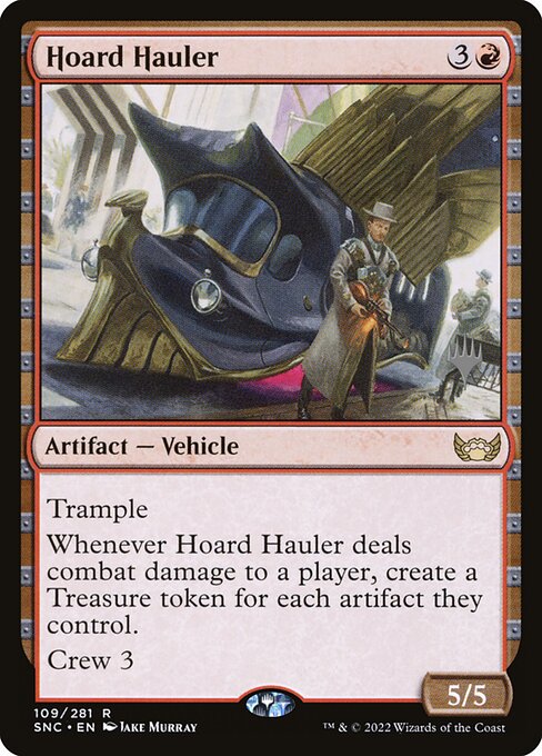 Streets of New Capenna Promos - 109p - Hoard Hauler - Rare - R - Foil - Promo (Front)