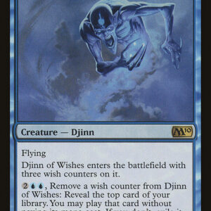 Magic 2010 - 50 - Djinn of Wishes - Rare - U - Non-foil (Front)