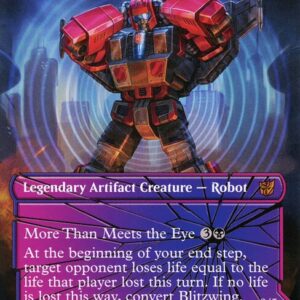 Transformers - 19 - Blitzwing, Cruel Tormentor // Blitzwing, Adaptive Assailant - Mythic - C - Non-foil (Front)