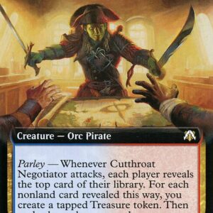 March of the Machine Commander - 127 - Cutthroat Negotiator - Rare - UR - Non-foil (Front)