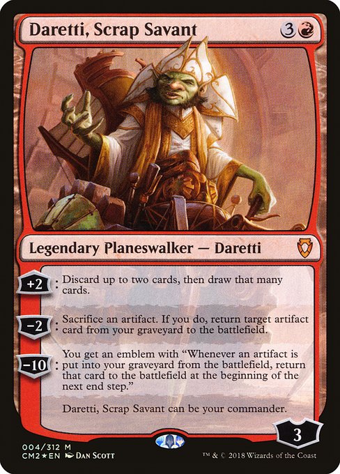 Commander Anthology Volume II - 4 - Daretti, Scrap Savant - Mythic - R - Foil (Front)
