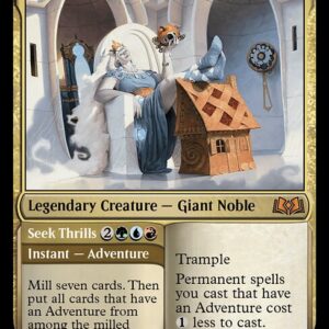 Wilds of Eldraine - 220 - Beluna Grandsquall // Seek Thrills - Mythic - Multi - Non-foil (Front)