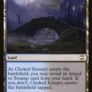 New Capenna Commander - 393 - Choked Estuary - Rare - C - Non-foil (Front)