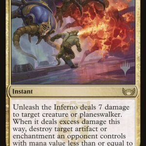 Streets of New Capenna Promos - 229p - Unleash the Inferno - Rare - Multi - Foil - Promo (Front)
