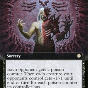 Phyrexia: All Will Be One Commander - 50 - Phyresis Outbreak - Rare - B - Non-foil (Front)
