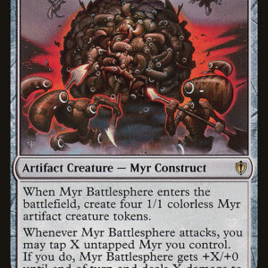 Commander 2016 - 263 - Myr Battlesphere - Rare - C - Non-foil (Front)