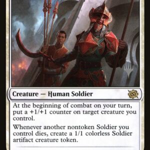 The Brothers' War Promos - 25p - Siege Veteran - Rare - W - Non-foil - Promo (Front)