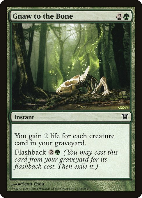 Innistrad - 183 - Gnaw to the Bone - Common - G - Non-foil (Front)