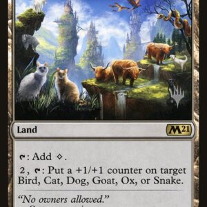 Core Set 2021 Promos - 242p - Animal Sanctuary - Rare - C - Foil - Promo (Front)