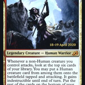 Ikoria: Lair of Behemoths Promos - 216s - Winota, Joiner of Forces - Mythic - WR - Foil - Datestamped Promo (Front)