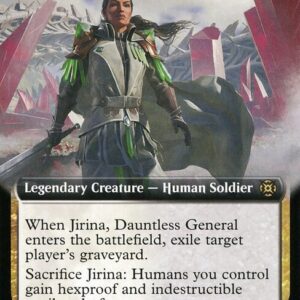 March of the Machine: The Aftermath - 167 - Jirina, Dauntless General - Rare - WB - Non-foil (Front)