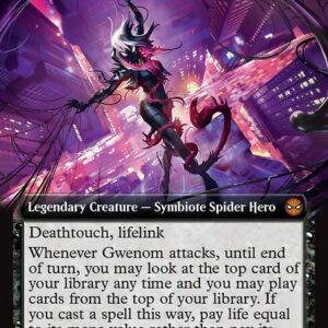 Marvel's Spider-Man - 256 - Gwenom, Remorseless - Mythic - B - Non-foil - Promo (Front)