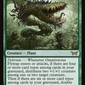Duskmourn: House of Horror - 192 - Omnivorous Flytrap - Rare - G - Non-foil (Front)