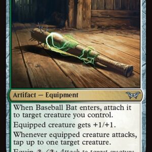 Duskmourn: House of Horror - 209 - Baseball Bat - Uncommon - WG - Non-foil (Front)