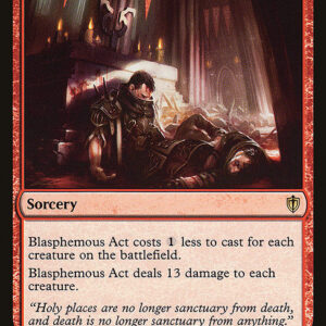 Commander 2016 - 120 - Blasphemous Act - Rare - R - Non-foil (Front)