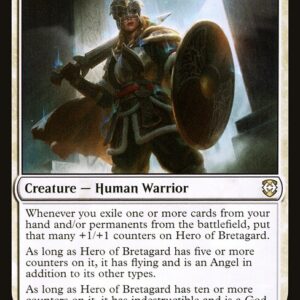 Kaldheim Commander - 4 - Hero of Bretagard - Rare - W - Non-foil (Front)