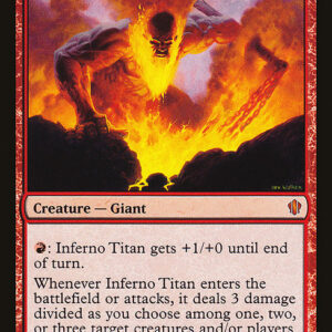 Commander 2013 - 114 - Inferno Titan - Mythic - R - Non-foil (Front)