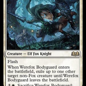Wilds of Eldraine - 39 - Werefox Bodyguard - Rare - W - Non-foil (Front)