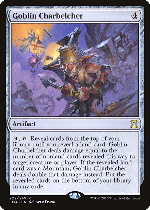 Eternal Masters - 222 - Goblin Charbelcher - Rare - C - Foil (Front)