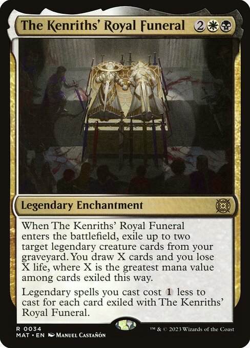 March of the Machine: The Aftermath - 34 - The Kenriths' Royal Funeral - Rare - WB - Non-foil (Front)