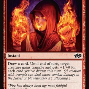 Foundations Jumpstart - 550 - Fists of Flame - Common - R - Non-foil (Front)