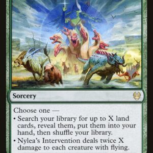 Theros Beyond Death Promos - 188p - Nylea's Intervention - Rare - G - Non-foil - Promo (Front)