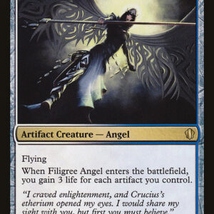 Commander 2013 - 189 - Filigree Angel - Rare - WU - Non-foil (Front)
