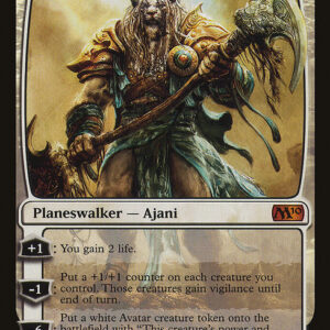 Magic 2010 - 1 - Ajani Goldmane - Mythic - W - Non-foil (Front)