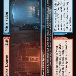 Duskmourn: House of Horror - 235 - Smoky Lounge // Misty Salon - Uncommon - UR - Non-foil (Front)