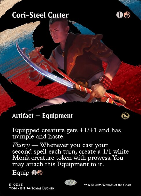 Tarkir: Dragonstorm - 343 - Cori-Steel Cutter - Rare - R - Non-foil (Front)